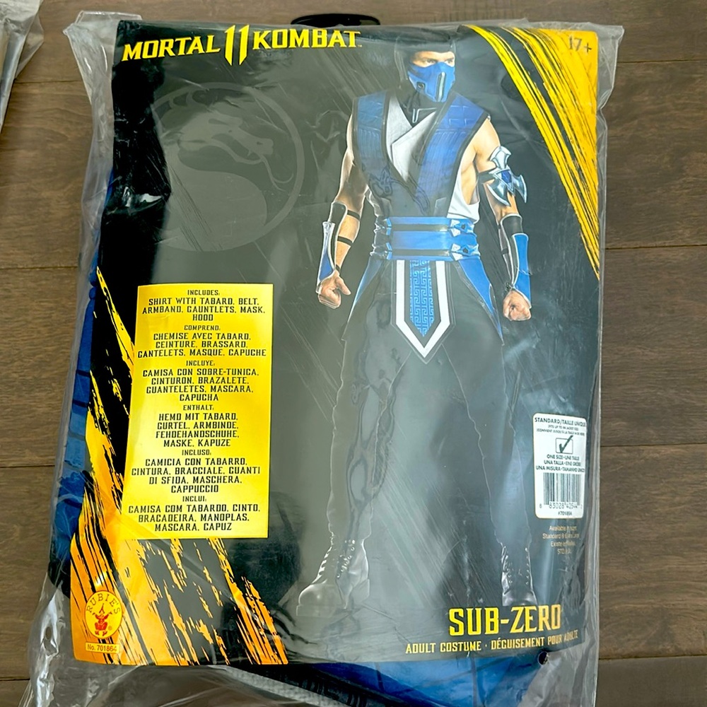 NEW SUB ZERO COSTUME one size